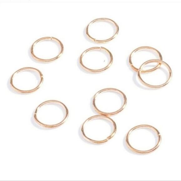 Gold Hair Rings - Picture 4 of 5